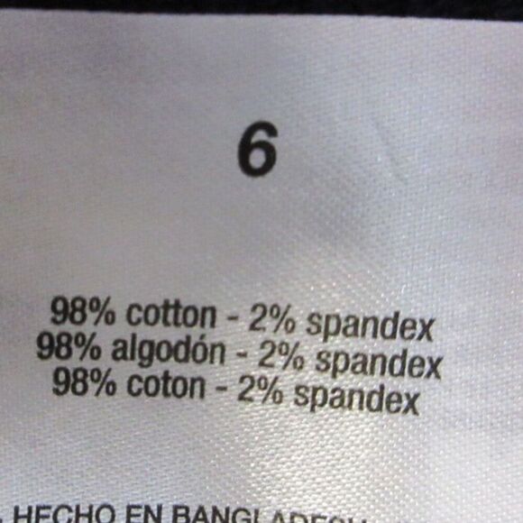 GLORIA VANDERBILT Wide Leg Tummy‎ Control Crop Pants Sz 6 Navy Blue Pull On NWT - Picture 7 of 13